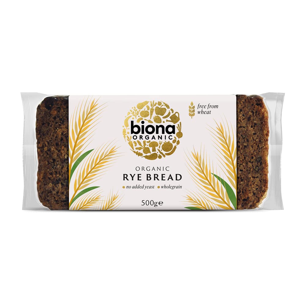 Biona Organic Rye Bread 500 G, Pack Of 6 - Free From Wheat, No Added Yeast  - Wholegrain Rye Meal And Natural Sourdough - High In Fibre - German,  Artisanal Baking - Vegan : Amazon.Co.Uk: Grocery