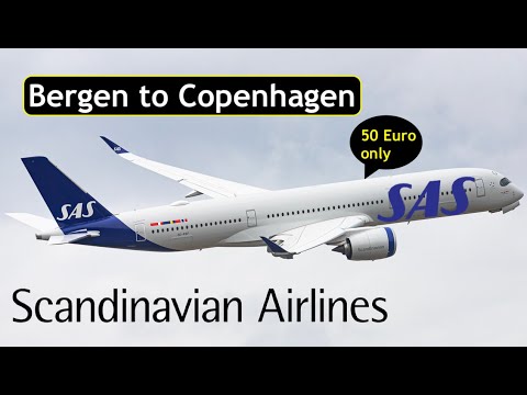 Bergen to Copenhagen flight | SAS airlines