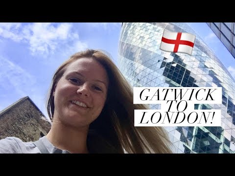 How to take the Train to London from Gatwick Airport!