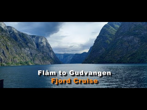 Flåm to gudvangen Fjord cruise || Nærøyfjord - Norway
