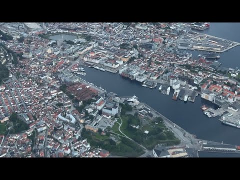 Flight From Oslo to Bergen Norway 2022