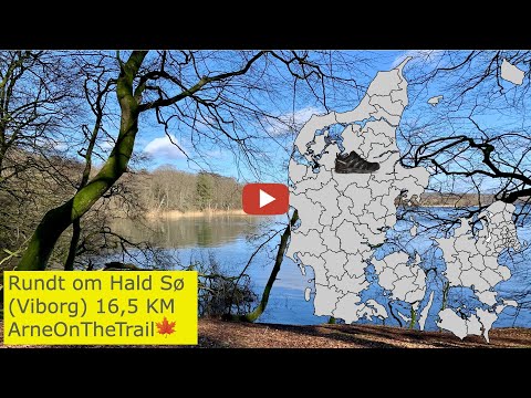 Rundt om Hald Sø ved Viborg (animations-video med rute og billeder)