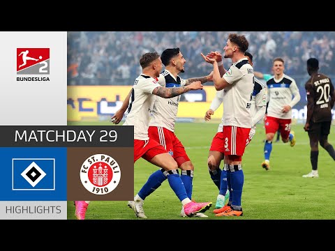 Crazy Goal Spectacle! HSV Wins City Derby! | HSV - FC St. Pauli | Highlights | MD29 - Buli 2 2022/23