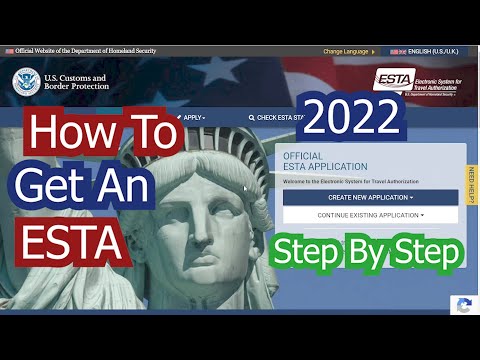 How to Fill Out the ESTA Form for The USA I STEP BY STEP I 2022 I Made Simple I US Visa