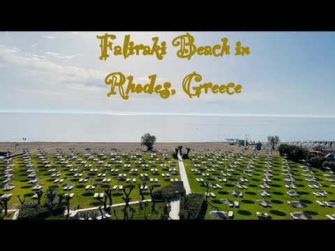 Apollo Beach hotel in Faliraki, Rhodes, Greece (4K 60fps)