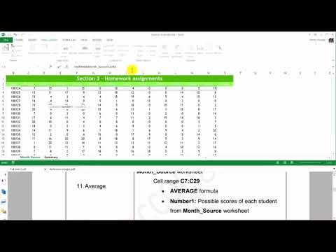MOS Excel 2013 Task 1_Tổng ôn 1