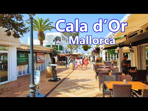 Cala d'Or Mallorca | Spain | Walking Tour Cala d’Or | Beach 4K