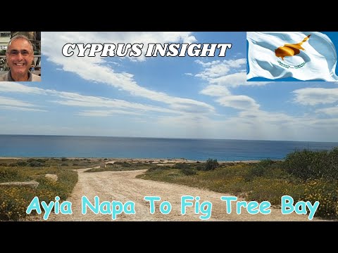 Driving Cyprus - Ayia Napa to Fig Tree Bay Via the Love Bridge & Sea Caves.