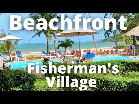 Bargain Beachfront Hotel + Great Night Out Samui Fisherman's Village Thailand 2022
