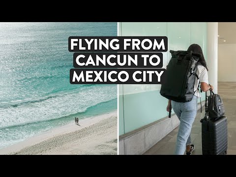 Cancun To Mexico City Travel Vlog | A Real Travel Day