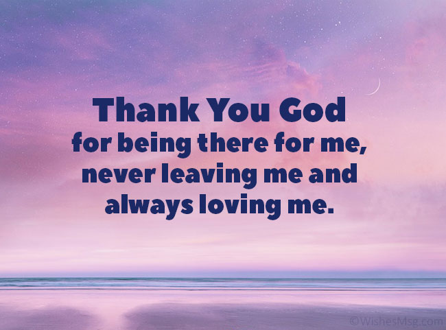 100+ Thank You God Messages And Quotes - Wishesmsg